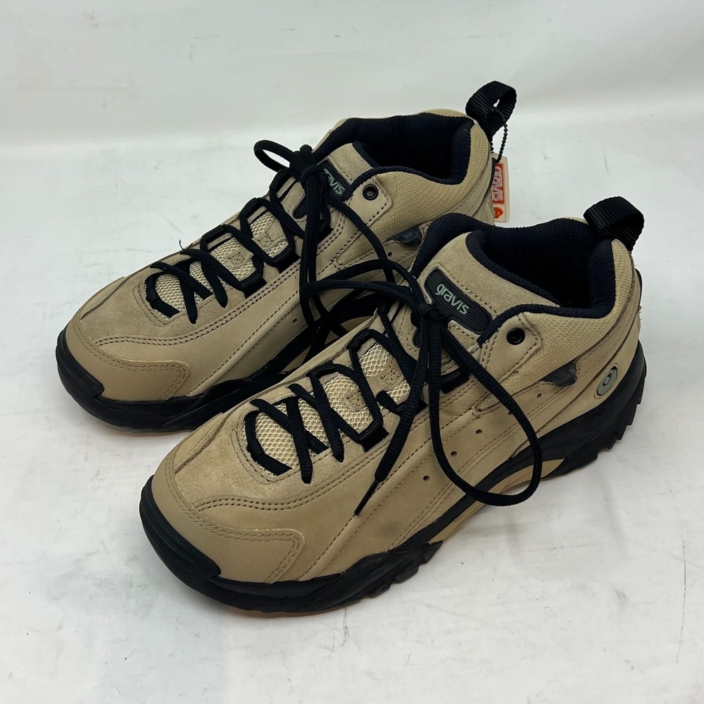 Gravis Deuce Sneakers Men's 9.5‎ Brown Suede Black Laces Skate Style VTG NIB